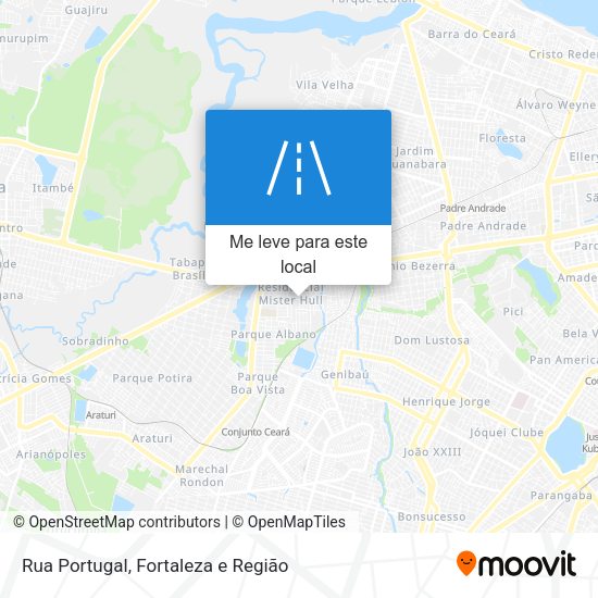 Rua Portugal mapa
