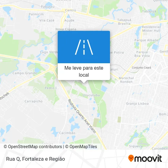 Rua Q mapa