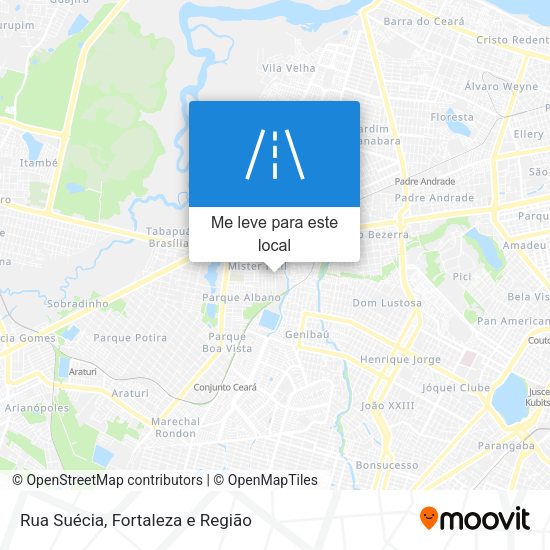 Rua Suécia mapa