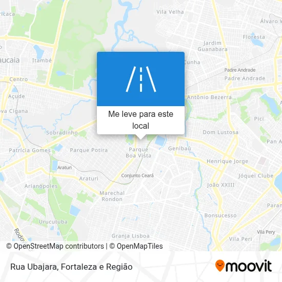 Rua Ubajara mapa