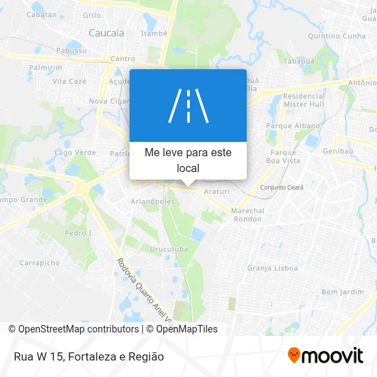 Rua W 15 mapa