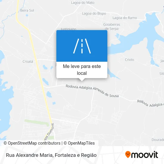 Rua Alexandre Maria mapa