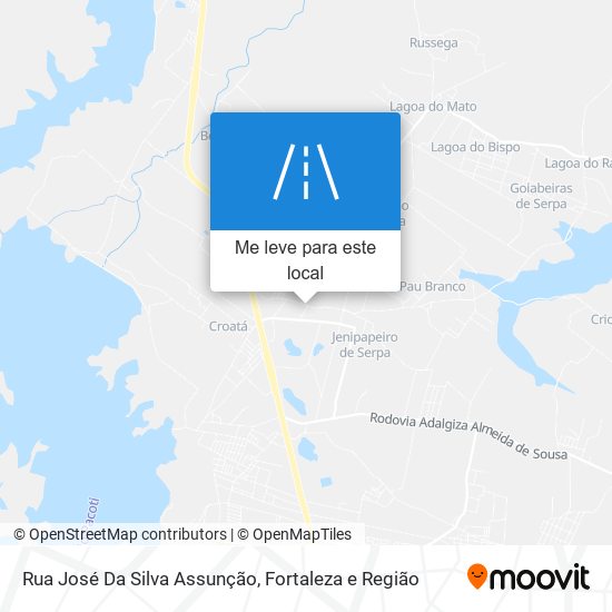 Rua José Da Silva Assunção mapa