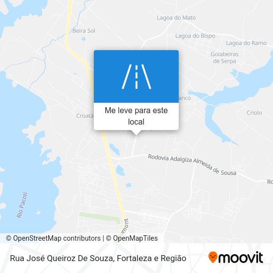 Rua José Queiroz De Souza mapa