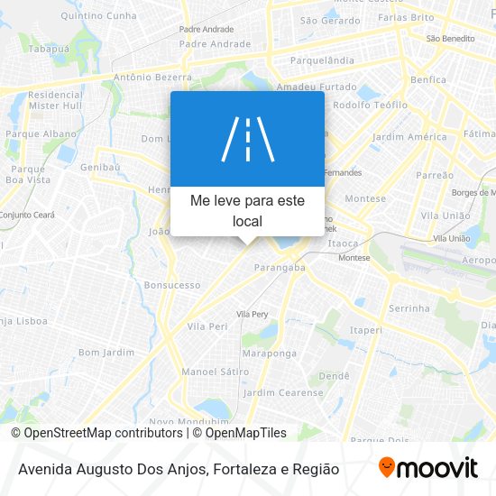 Avenida Augusto Dos Anjos mapa