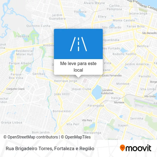Rua Brigadeiro Torres mapa