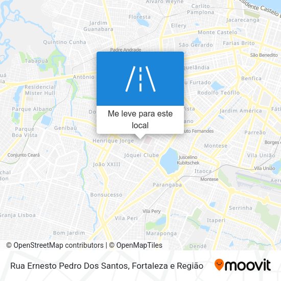 Rua Ernesto Pedro Dos Santos mapa