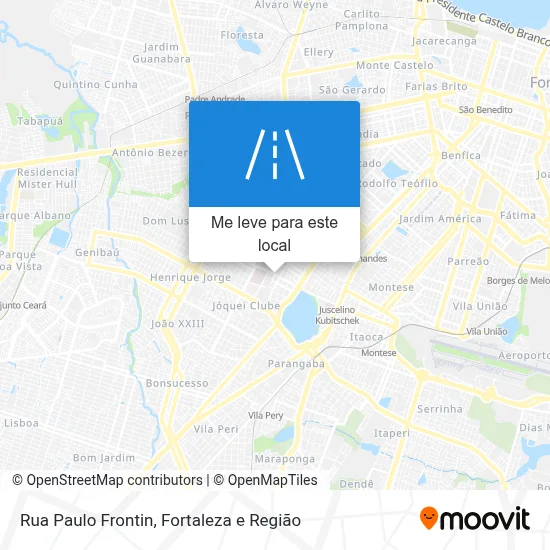 Rua Paulo Frontin mapa