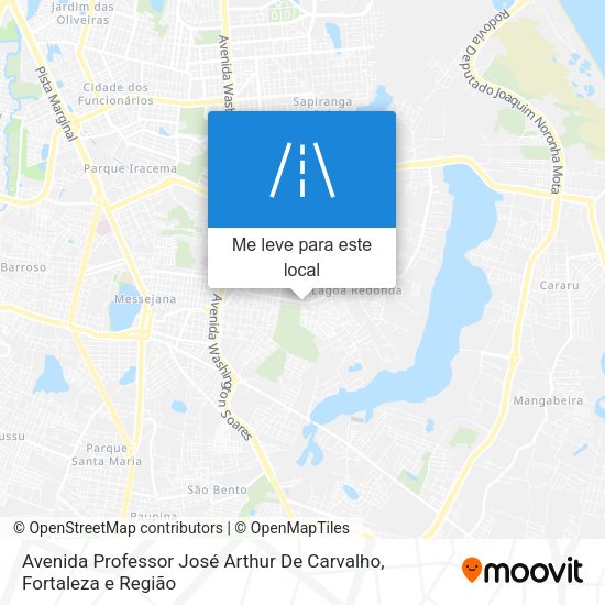Avenida Professor José Arthur De Carvalho mapa