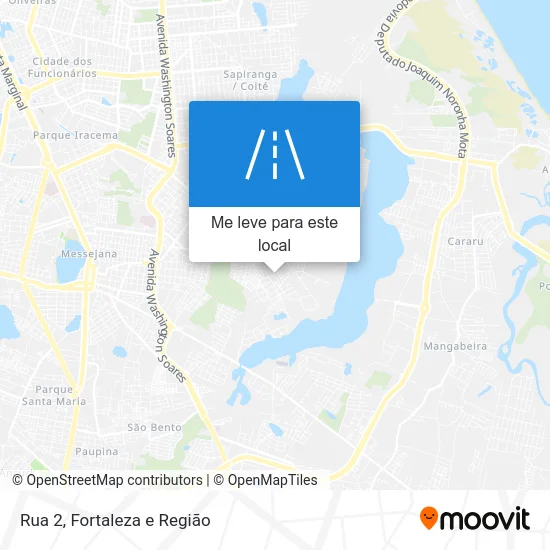 Rua 2 mapa