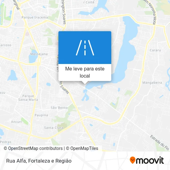 Rua Alfa mapa