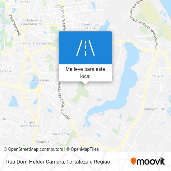 Rua Dom Helder Câmara mapa