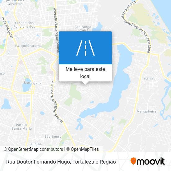 Rua Doutor Fernando Hugo mapa