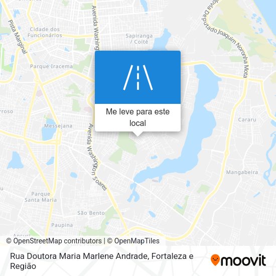 Rua Doutora Maria Marlene Andrade mapa