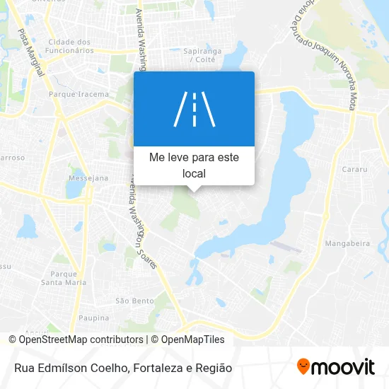 Rua Edmílson Coelho mapa