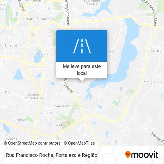 Rua Francisco Rocha mapa