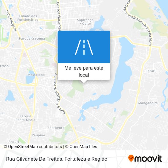 Rua Gilvanete De Freitas mapa