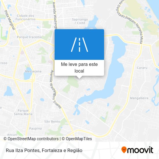 Rua Ilza Pontes mapa