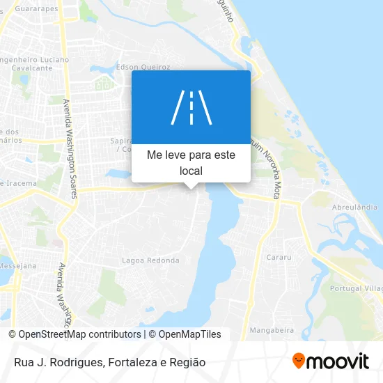Rua J. Rodrigues mapa