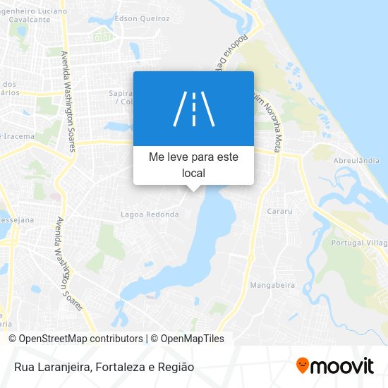 Rua Laranjeira mapa