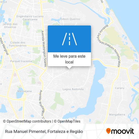 Rua Manuel Pimentel mapa