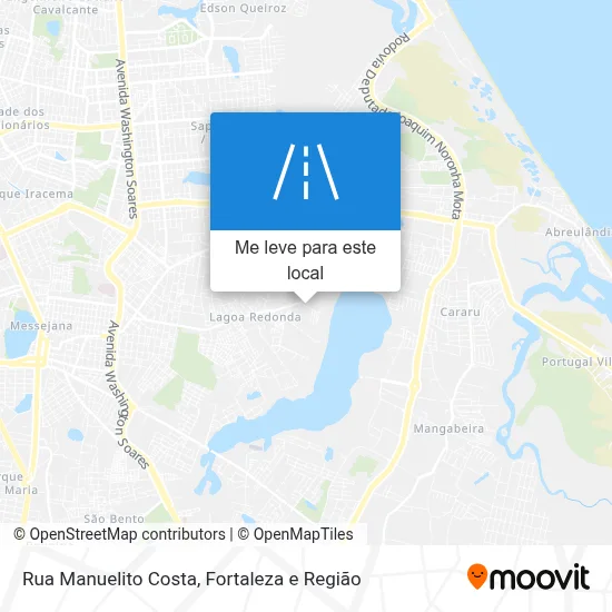 Rua Manuelito Costa mapa