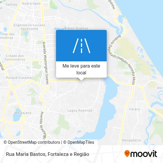 Rua Maria Bastos mapa