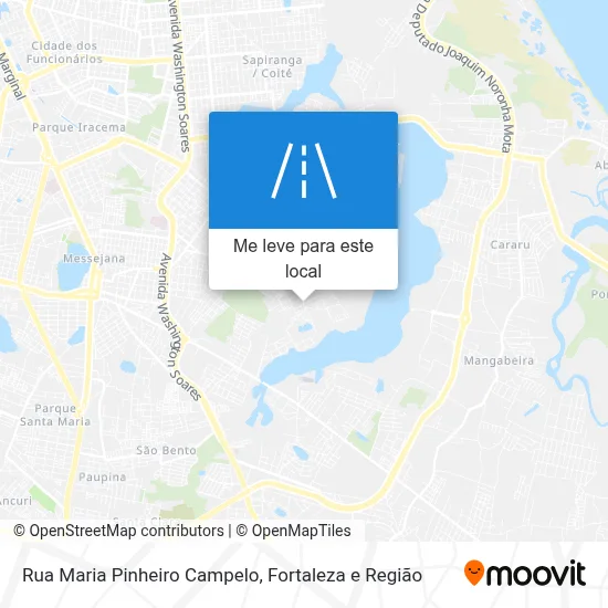 Rua Maria Pinheiro Campelo mapa