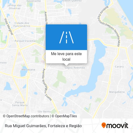 Rua Miguel Guimarães mapa