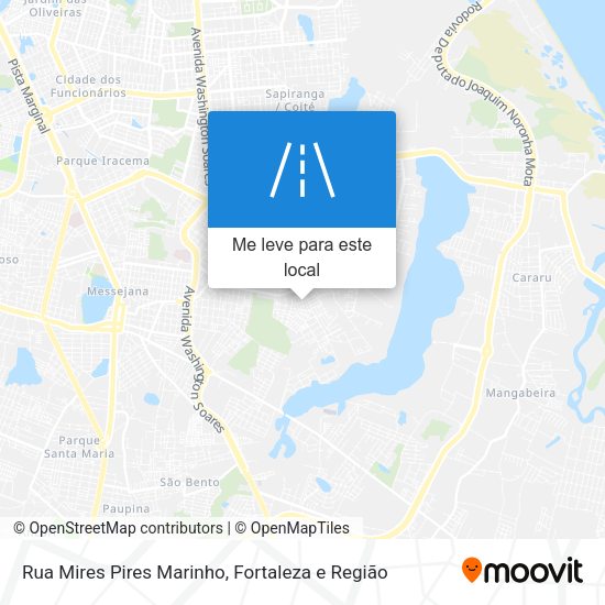 Rua Mires Pires Marinho mapa
