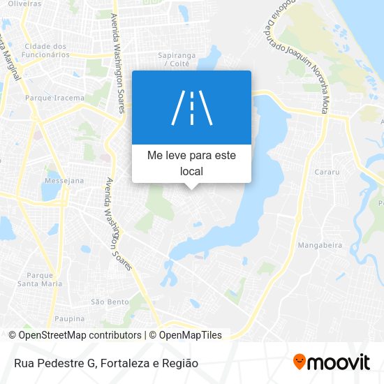 Rua Pedestre G mapa
