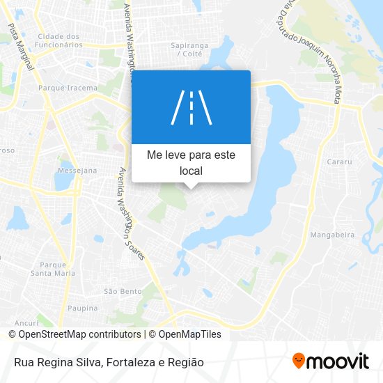 Rua Regina Silva mapa