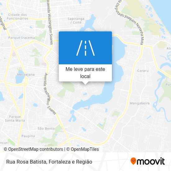 Rua Rosa Batista mapa
