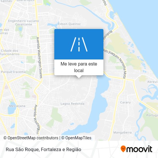 Rua São Roque mapa