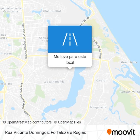 Rua Vicente Domingos mapa