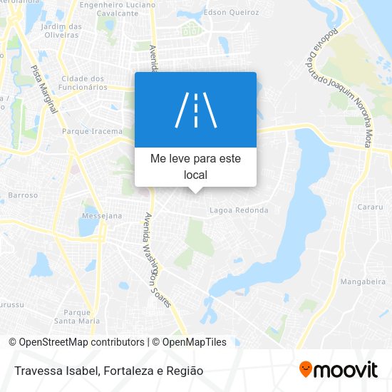 Travessa Isabel mapa