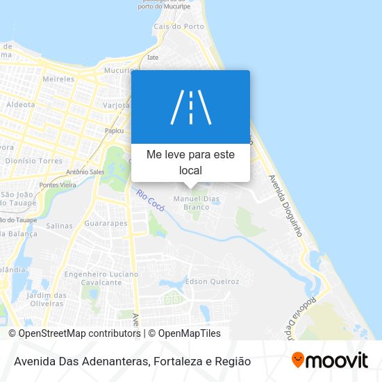 Avenida Das Adenanteras mapa
