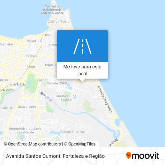 Avenida Santos Dumont mapa