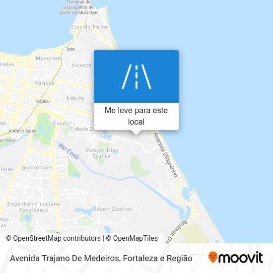 Avenida Trajano De Medeiros mapa