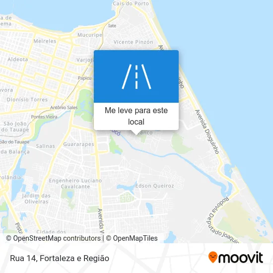 Rua 14 mapa