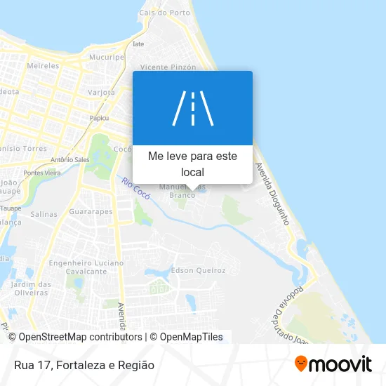 Rua 17 mapa