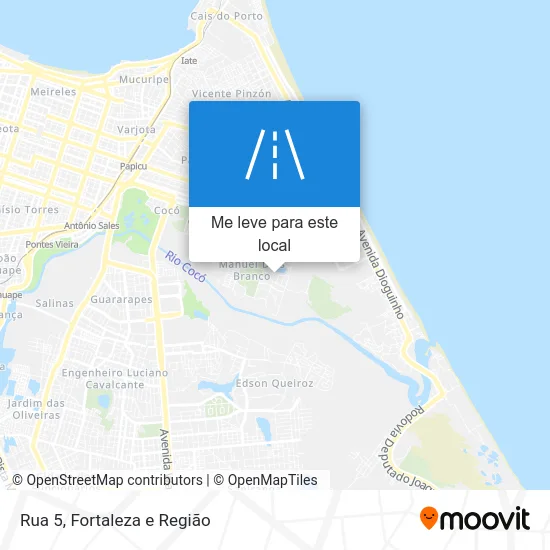 Rua 5 mapa