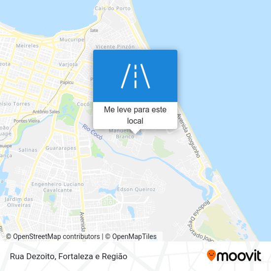 Rua Dezoito mapa