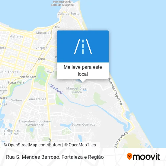 Rua S. Mendes Barroso mapa