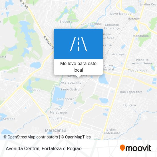 Avenida Central mapa