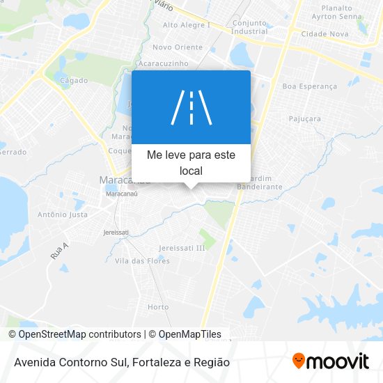 Avenida Contorno Sul mapa