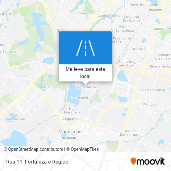 Rua 11 mapa