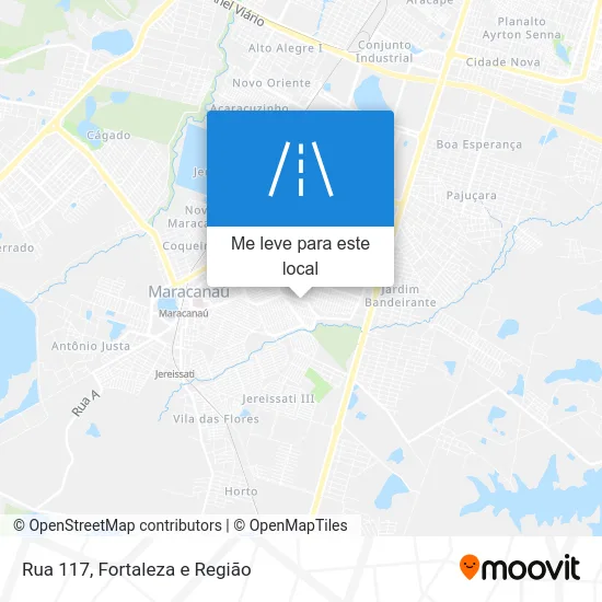 Rua 117 mapa