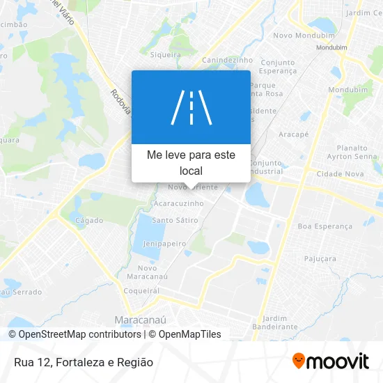 Rua 12 mapa