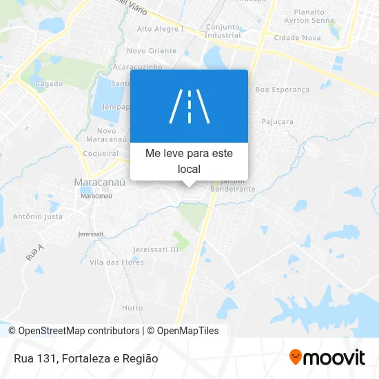 Rua 131 mapa